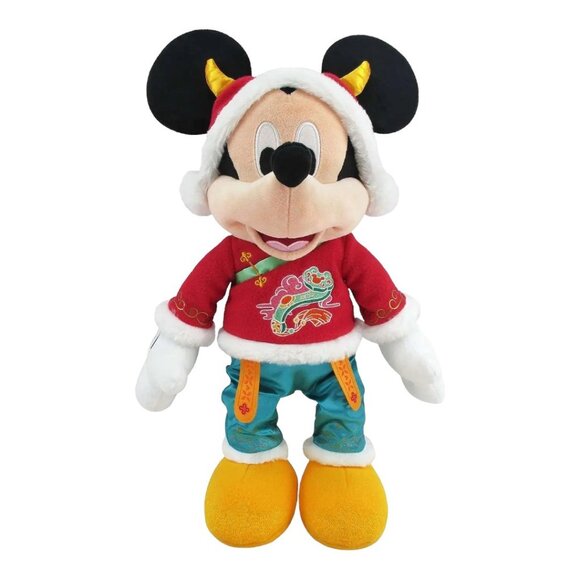 Disney Parks Shanghai Disney 2021 Lunar New Year Mickey Mouse Plush - Picture 1 of 8